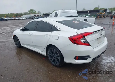 2020 Honda Civic Sport из США, поврежденный, VIN 2HGFC2F87LH532180